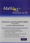 MathXL Tutorials on CD for Elementary and Intermediate Algebra - Book
