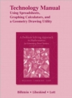 A Problem Solving Approach to Mathematics for Elementary School Teachers : Technology Manual, Using Spreadsheets, Graphing Calculators, and a Geometry Drawing Utility - Book