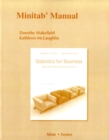 Minitab Manual for Statistics for Business : Decision Making and Analysis - Book