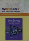 MyMathGuide : Notes, Practice, and Video Path for Basic College Mathematics with Early Integers - Book
