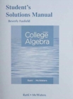 Student's Solutions Manual for College Algebra - Book