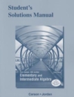 Student's Solutions Manual for Elementary and Intermediate Algebra - Book