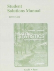 Student Solutions Manual for Introductory Statistics : Exploring the World through Data - Book