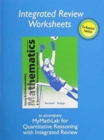 Worksheets for Using and Understanding Mathematics with Integrated Review - Book