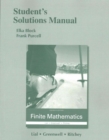 Student's Solutions Manual for Finite Mathematics - Book