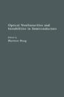 Optical Nonlinearities and Instabilities in Semiconductors - eBook
