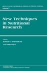New Techniques in Nutritional research - eBook