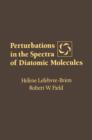 Perturbations in the Spectra of Diatomic molecules - eBook