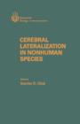 Cerebral Lateralization in Nonhuman Species - eBook