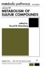 Metabolism of Sulfur Compounds - eBook