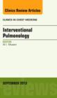 Interventional Pulmonology, An Issue of Clinics in Chest Medicine : Volume 34-3 - Book