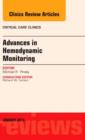 Advances in Hemodynamic Monitoring, An Issue of Critical Care Clinics : Volume 31-1 - Book