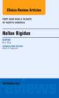 Hallux Rigidus, An issue of Foot and Ankle Clinics of North America : Volume 20-3 - Book