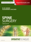 Operative Techniques: Spine Surgery - Book