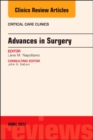 Advances in Surgery, An Issue of Critical Care Clinics : Volume 33-2 - Book
