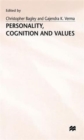 Personality, Cognition and Values - Book