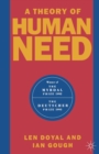 A Theory of Human Need - Book