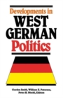 Developments in West German Politics - Book