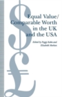 Equal Value/Comparable Worth in the UK and the USA - Book