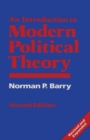An Introduction to Modern Political Theory - Book