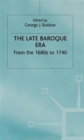 The Late Baroque Era: Vol 4. From The 1680s To 1740 - Book