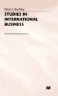 Studies in International Business - Book