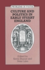 Culture and Politics in Early Stuart England - Book