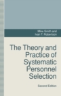 The Theory and Practice of Systematic Personnel Selection - Book