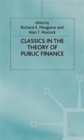 Classics in the Theory of Public Finance - Book