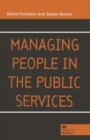 Managing People in the Public Services - Book