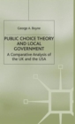Public Choice Theory and Local Government : A Comparative Analysis of the UK and the USA - Book