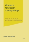 Women in Nineteenth-Century Europe - Book