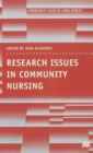 Research Issues in Community Nursing - Book
