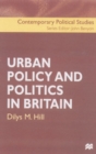 Urban Policy and Politics in Britain - Book