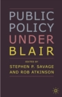 Public Policy under Blair - Book