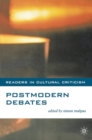 Postmodern Debates - Book