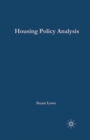 Housing Policy Analysis : British Housing in Culture and Comparative Context - Book
