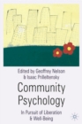 Community Psychology : In Pursuit of Liberation and Well-Being - Book