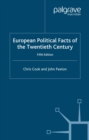European Political Facts of the Twentieth Century - eBook
