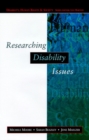 Researching Disability Issues - Book