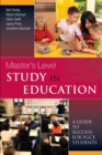 Master's Level Study in Education: A Guide to Success for PGCE Students - Book