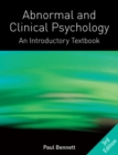 Abnormal and Clinical Psychology: An Introductory Textbook - Book