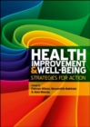 Health Improvement and Well-Being: Strategies for Action - Book