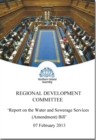 Report on the Water and Sewerage Services (Amendment) Bill : together with the minutes of proceedings of the Committee relating to the report, minutes of evidence and written submissions, third report - Book