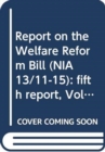 Report on the Welfare Reform Bill (NIA 13/11-15) : fifth report, Vol. 1: [Report] together with the minutes of proceedings of the Committee relating to the report, and the minutes of evidence - Book