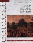 Access to History Context: An Introduction to Tudor England, 1485-1603 - Book