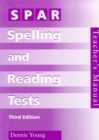 SPAR Spelling & Reading Tests Manual - Book