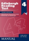Edinburgh Reading Test (ERT) 4 Manual : A Series of Diagnostic Teaching Aids - Book