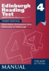 Edinburgh Reading Test (ERT) 4 Specimen Set : A Series of Diagnostic Teaching AIDS - Book