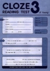 Cloze Reading Test : Pack of 10 Test 3 - Book